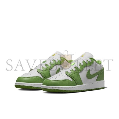 NIKE AIR JORDAN 1 LOW GS CHLOROPHYLL HF4779-100